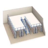 Warehouse storage mezzanine shelving mezzanine floor rack